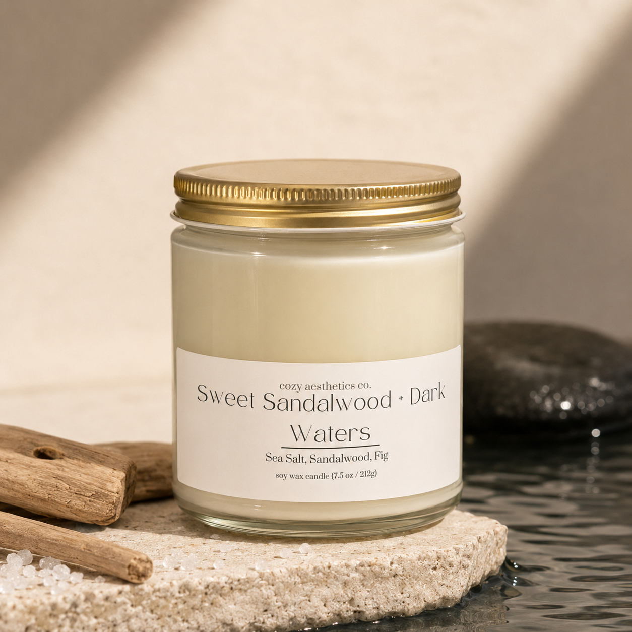 Sweet Sandalwood + Dark Waters