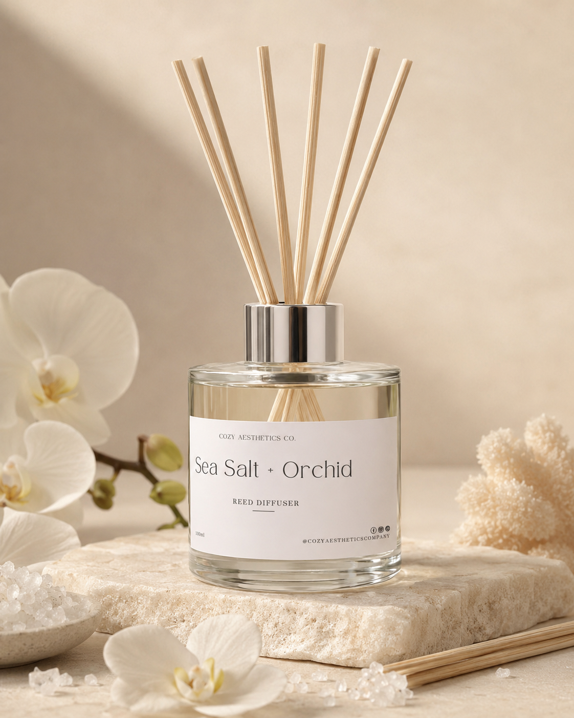 Sea salt + Orchid